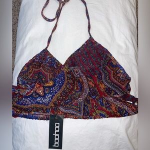Women’s Boohoo wrap top